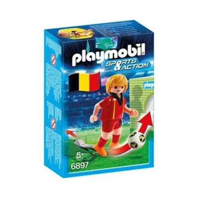 Image de PLAYMOBIL 6897 VOETBALSPELER BELGIE / JOUEUR BELGIQUE