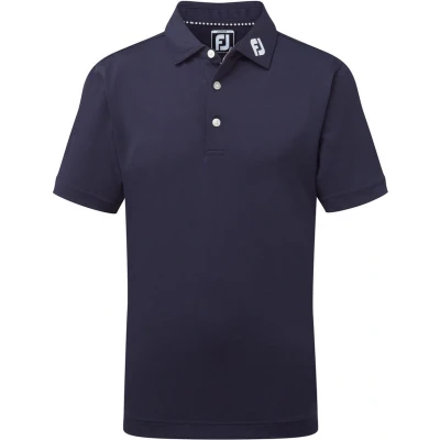 Afbeelding van Footjoy Stretch Pique Solid Polo Junior Navy