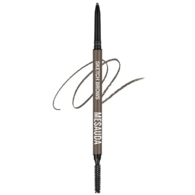 Afbeelding van Mesauda Sketch Brows Wenkbrauwpotlood, Maat: 0.09 g, Brunette