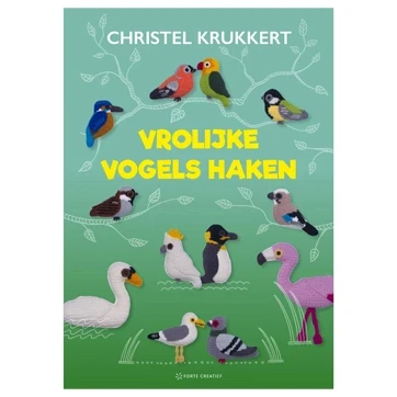 Afbeelding van Forte Boek Vrolijke vogels haken Christel Krukkert (01 24)