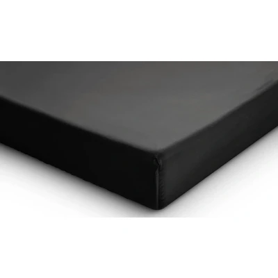 Afbeelding van Hoeslaken Satijn Topper Primaviera Deluxe Effen Kleur: Zwart, 180 x 220 cm Geschikt Voor Matrassen Tot 15 Hoog Ga naar Dekbed Discounter.nl