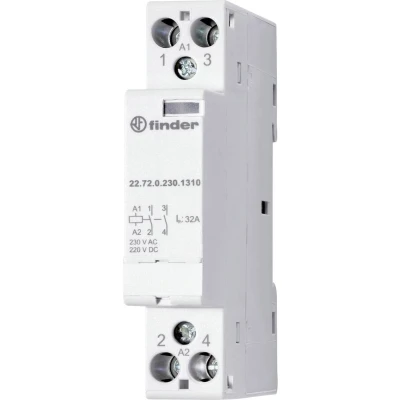 Afbeelding van Finder 22.72.0.024.1310 Installatiezekeringautomaat 2x NO 230 V/AC, 400 V/AC 1 stuk(s)