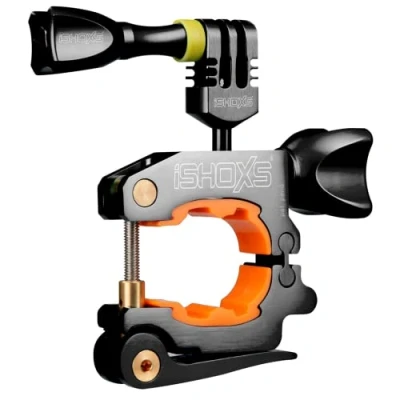 Afbeelding van iSHOXS PROMOUNT Fietsstuurhouder voor actiecamera, compatibel met GoPro Hero 11 10 9 Max, DJI Osmo Apexcam en dergelijke, van aluminium 20 40 mm
