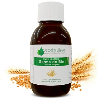 Afbeelding van VOSHUILES.COM HUILES ESSENTIELLES &amp; VEGETALES Tarwekiemen plantaardige olie, 100 ml