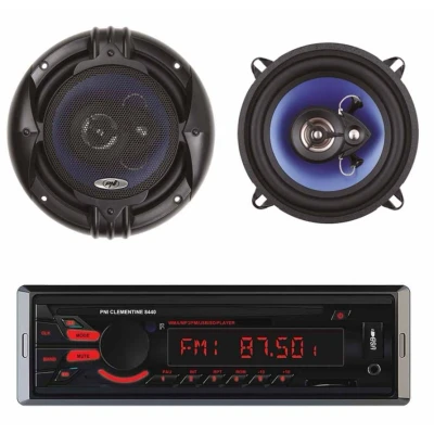 Afbeelding van PNI Clementine 8440, HiFi500 AK005 Autoradio 1 DIN LCD MP3