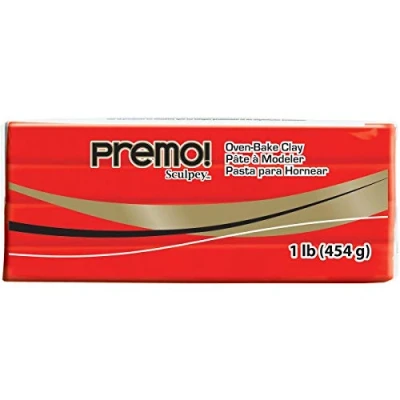 Afbeelding van Premo cadmium red klei 454 gr Sculpey