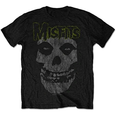 Afbeelding van Misfits Classic Vintage Heren T shirt S Zwart
