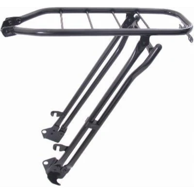 Afbeelding van Achterdrager Steco 28&quot; Tour met klapstandaard zwart glans