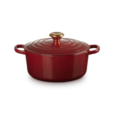 Afbeelding van Le Creuset Braad / Stoofpan Signature Rond Rhone 22 Cm