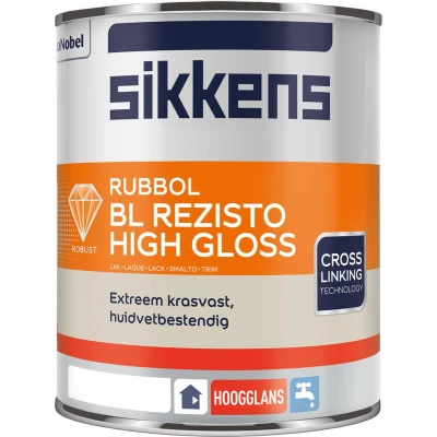 Afbeelding van Sikkens Rubbol BL Rezisto High Gloss 1 liter Houtverf