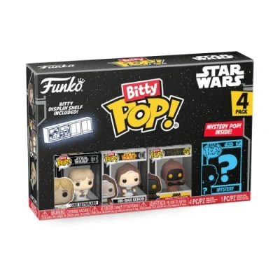 Image de Pack de 4 figurines Funko Bitty Pop Star Wars Luke