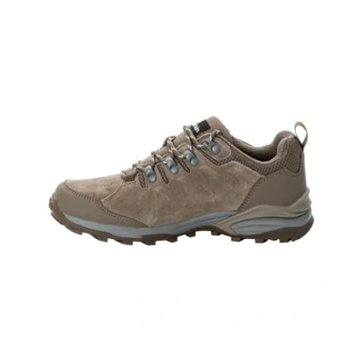 Afbeelding van Jack Wolfskin Refugio Texapore Outdoorschoenen, Dames, Maat: 37, Chestnut Leer en textiel