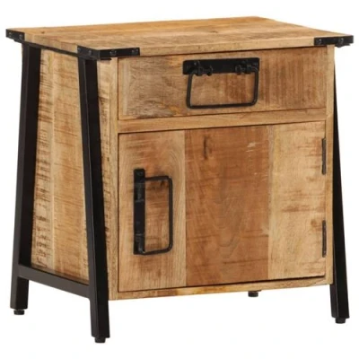 Afbeelding van Nachtkastje 40x30x42 cm massief mangohout