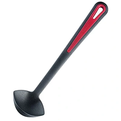 Afbeelding van Schuimlepel, hittebestendig tot 270 C, PPA, lengte: 32,2 cm, Gallant Plus, zwart/rood