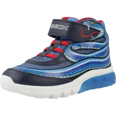Afbeelding van Geox Jongen J Ciberdron Boy B Basketbal, Navy Sky, 25 EU, Sky