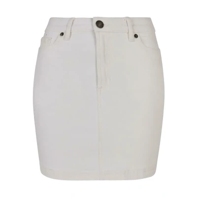 Afbeelding van Urban Classics Kokerrok, Dames, Maat: 28x28, Offwhite raw