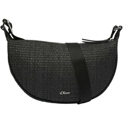 Afbeelding van s.Oliver Halbmond Schoudertas, Dames, Maat: One Size, Schwarz
