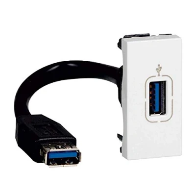 Afbeelding van Legrand 78746 Msc USB stekker + kabel 1Mod Ws