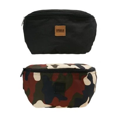 Afbeelding van Urban Classics CAMO HIP BAG 2 PACK Heuptas, Heren, Maat: One Size, Black/rusty
