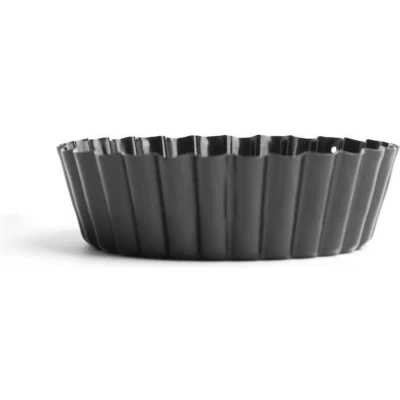 Afbeelding van Vogue geplooide diepe anti kleef quichevorm 10cm