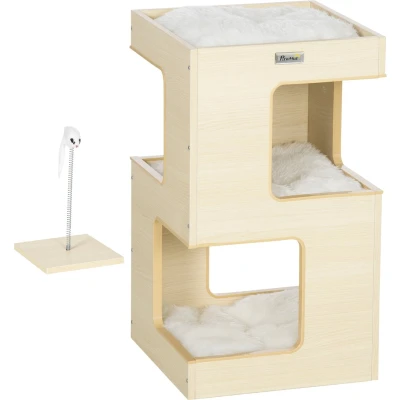 Afbeelding van PawHut Kattenhuis met kussen D30 591V00