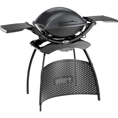 Afbeelding van Weber Q 2400 met stand Dark Grey
