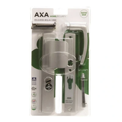 Afbeelding van Axa curve smal d duwer veiligheidsbeslag kerntrek pc55 alu geslepen f1 blister