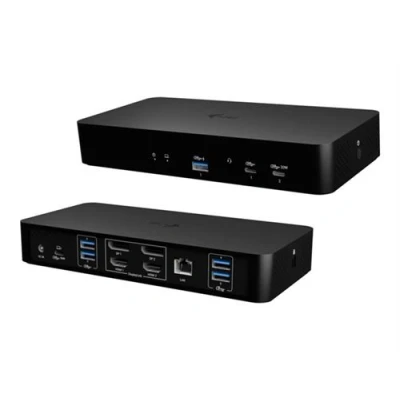 Afbeelding van i tec CAINTGDUAL4KDOCPD laptop dock &amp; poortreplicator Bedraad USB 3.2 Gen 1 (3.1 1) Type C Zwart