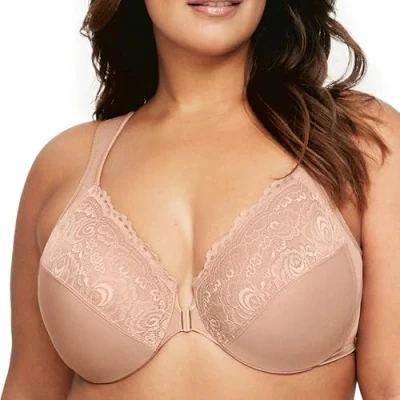 Afbeelding van Glamiorise 1245 Wonderwire damesbeha, elegant en open, voorkant