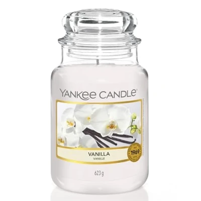 Afbeelding van Yankee Candle Geurkaars Large Vanilla 17 cm / ø 11