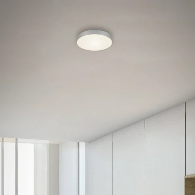 Afbeelding van Flame LED plafondlamp, Ø 15,7 cm, zilver