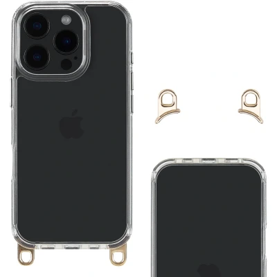 Afbeelding van Selencia Hoesje Geschikt voor iPhone 16 Pro Cord Case zonder koord Transparant