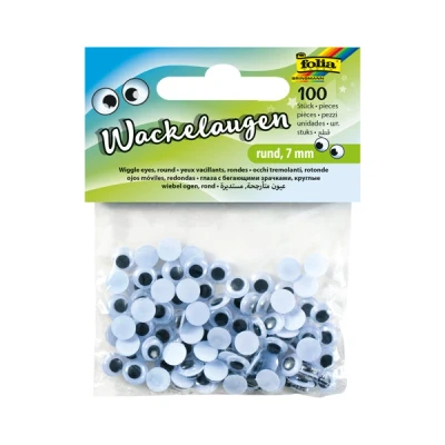 Image de Folia yeux mobiles ronds (7 mm)