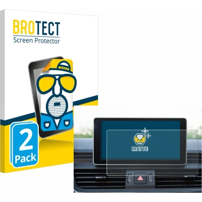 Afbeelding van BROTECT Screenprotector voor Audi Q5 2017 MMI 8.3&quot; Folie Beschermfolie matte (2 Stuks)