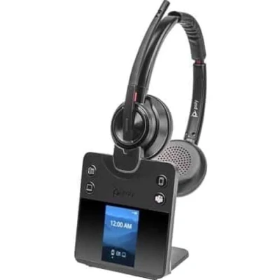 Image de Poly Savi 8420 Office 8400 series micro casque sur oreille DECT / Bluetooth sans fil Suppresseur de bruit actif noir