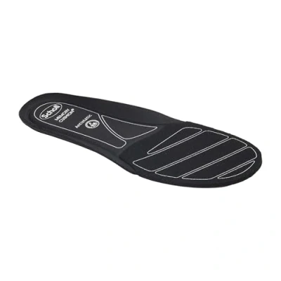 Afbeelding van SCHOLL Memory Cushion Antistatic Insole Pro Evoflex Black Unisex Inlegzolen Zwart Maat35
