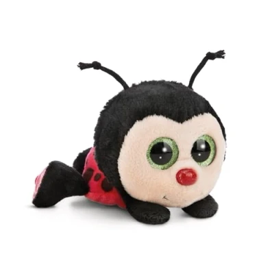 Afbeelding van GLUBSCHIS Lieveheersbeestje Lily May Knuffel, 15 cm, rood, zacht pluche, schattig pluche dier om te knuffelen, spelen, voor kinderen en volwassenen, een geweldig cadeau idee