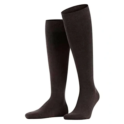 Afbeelding van Falke Family Kneehigh Everyday Casual Kniekousen, Heren, Maat: 39 42, Dark brown