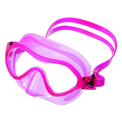 Afbeelding van Seac Baia kid Duikmasker voor jonge kinderen tussen 3 en 6 jaar Perfect snorkelen of in het water te spelen Roze