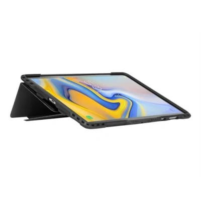 Image de Targus Pro Tek Étui à rabat pour tablette polycarbonate, polyuréthanne thermoplastique (TPU) noir 10.5&quot; Samsung Galaxy Tab A8