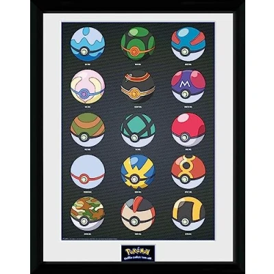Afbeelding van POKEMON Collector Print 30X40 Pokeballs