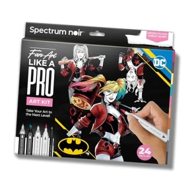 Afbeelding van Spectrum Noir Fan Art Like a Pro Kit Harley Quinn