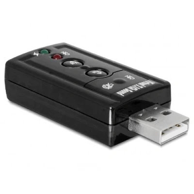 Image de Delock Carte son 24 bits 96 kHz 7.1 USB 2.0 CM6533