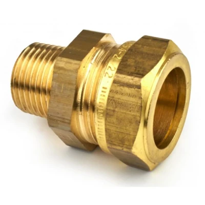 Afbeelding van Kuterlite knelkoppeling 1/2&quot; buitendraad x Ø22 puntstuk. Artikelnr: 089307.9