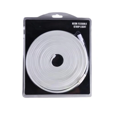 Afbeelding van Jandei Flexibele neonlichtstrip, 12 V, 5 m, 6 x mm, 120 leds/meter. Snijd elke 2,5 cm. Binnen en buitendecoratie, Perfect voor thuis, bedrijven... (Warm wit 3000k)