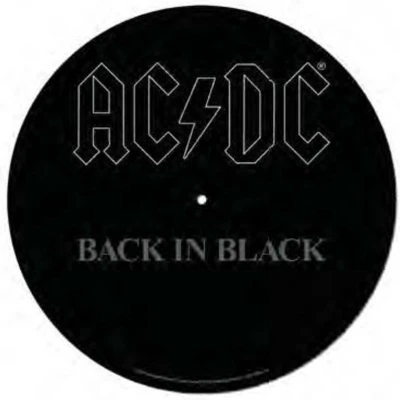 Afbeelding van AC/DC Back In Black Slipmat