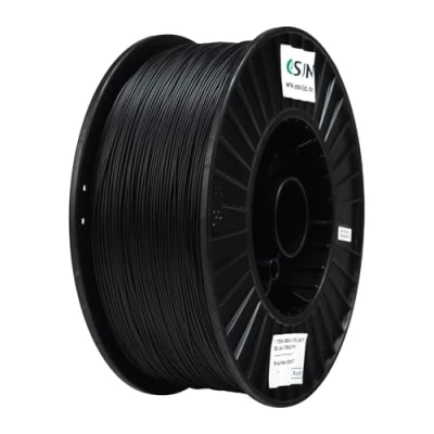Afbeelding van eSUN ABS + 1,75 mm filament Plus lage vervorming voor 3D printers, maatnauwkeurigheid +/ 0,05 mm, spoel 2,5 kg printer zwart
