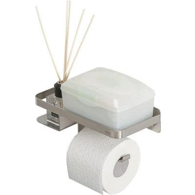Afbeelding van Tiger Caddy Toiletrolhouder met Planchet RVS geborsteld