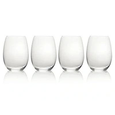 Afbeelding van Fluit Wijnglazenset, Stamloos, 4 stuks, 561 ml Mikasa Julie Deze stamloze glazen uit De collectie zijn ideaal om mee te toosten tijdens speciale gelegenheden. geschikt voor champagne, prosecco of an
