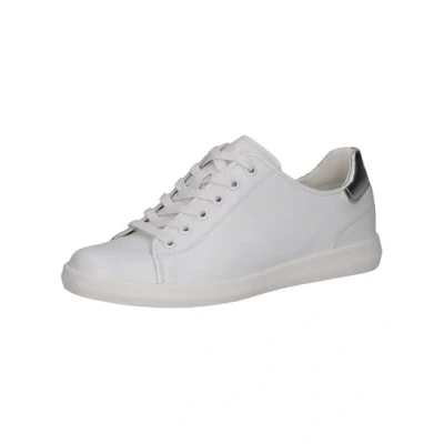 Afbeelding van Caprice Damen Sneaker flach, Weiß (WHITE/SILVER), 42